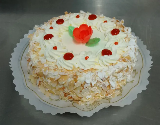 Tartas bizcocho · Tarta de almendra