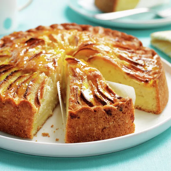Seco · Tarta manzana bizcocho