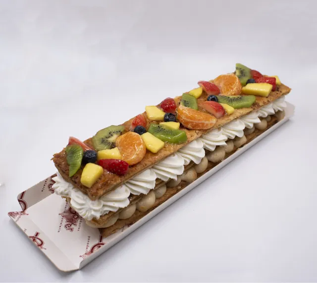 Tiras de hojaldre · Normal frutas
